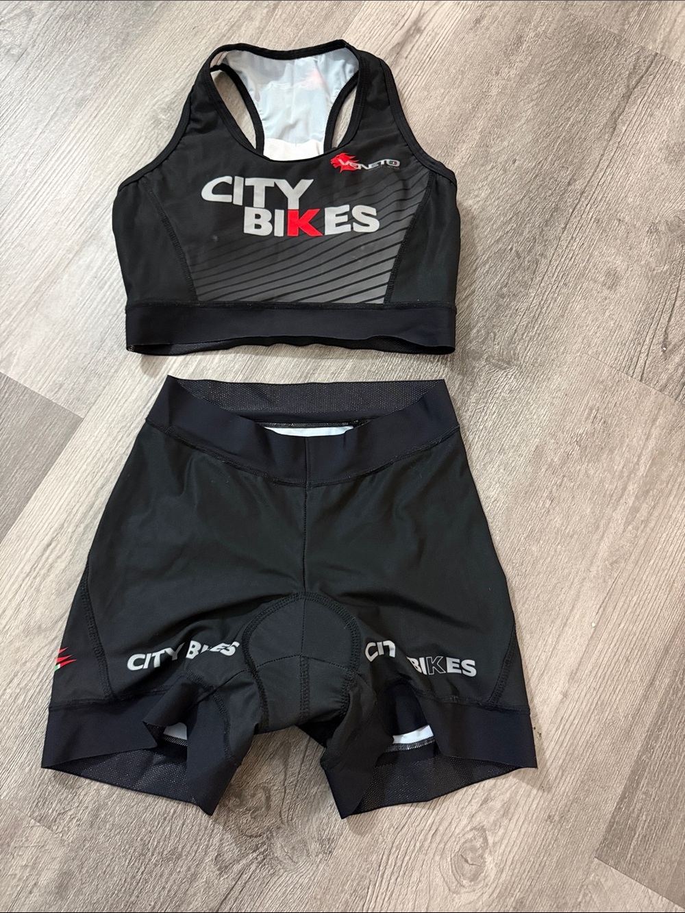 Set for running-bike and swim